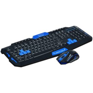 Teclado Ratón Combo Inalámbrico Ergonomía Óptica Impermeable Para Pc Ordenador Portátil De Escritorio es Gamer